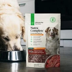 ULTIMATE PET NUTRITION Nutra Complete, 100% Freeze Dried Veterinarian Formulated Raw Dog Food With Antioxidants Prebiotics And Amino Acids, (Beef, 5 OZ) 13 ULTIMATE PET NUTRITION Nutra Complete, 100% Freeze Dried Veterinarian Formulated Raw Dog Food With Antioxidants Prebiotics And Amino Acids, (Beef, 5 OZ) -Zoomie Shop 515lq10WYfL