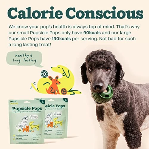 WOOF Pupsicle Pops, Delicious Long Lasting Dog Treats, Refills For The Pupsicle, Pre-Made Dog Treats For Dogs, Natural Ingredients, Low-Mess Chicken Pet Treats - Small Pops - 10 Count 4 WOOF Pupsicle Pops, Delicious Long Lasting Dog Treats, Refills For The Pupsicle, Pre-Made Dog Treats For Dogs, Natural Ingredients, Low-Mess Chicken Pet Treats - Small Pops - 10 Count - Image 4