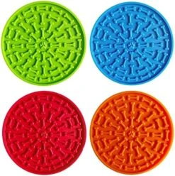 Lick Mat For Dogs - Dog Dispensing Mat Silicone Bowls Dog Lick Mat Lick Mat For Pet Bathing Grooming And Dog Training Pet Supplies 13 Lick Mat For Dogs - Dog Dispensing Mat Silicone Bowls Dog Lick Mat Lick Mat For Pet Bathing Grooming And Dog Training Pet Supplies -Zoomie Shop 5163czYnkdL. AC
