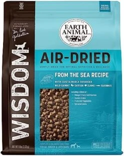 EARTH ANIMAL Wisdom Air Dried Dog Food | Turkey Recipe Premium Natural Dog Food | All Breeds & Ages | Made In The USA | 2 Pound Bag -Zoomie Shop 5165UmpwjpL. AC