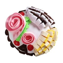 POPETPOP Cake Smell Pad Dogman Toys Dog Treat Dispenser Toy Food Decor Dog Foraging Mat Pet Blanket Cat Bowl Blanket Pet Foraging Mat Pet Accessory Adorable Sniffle Blanket Puppy Decorate