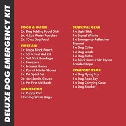 Emergency Zone - Small Dog Emergency Survival Kit - Bug Out, Emergency, Travel Kits, First Aid - Deluxe 9 Emergency Zone - Small Dog Emergency Survival Kit - Bug Out, Emergency, Travel Kits, First Aid - Deluxe -Zoomie Shop 516SOe2AB1L