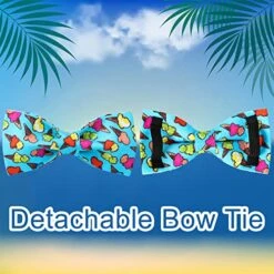 UP URARA PUP Summer Dog Collar With Bow Tie, Cotton Cute Bowtie Dog Collar, Summer Bowtie Collar For Small Boy Girl Dog, Comfortable Blue Dog Collar With Metal Buckle, S, Neck 10-16in 18 UP URARA PUP Summer Dog Collar With Bow Tie, Cotton Cute Bowtie Dog Collar, Summer Bowtie Collar For Small Boy Girl Dog, Comfortable Blue Dog Collar With Metal Buckle, S, Neck 10-16in -Zoomie Shop 516Tck2zbNL