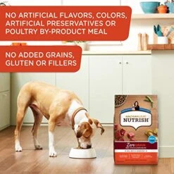 Rachael Ray Nutrish Zero Grain Dry Dog Food, Beef, Potato & Bison Recipe, 3.75 Pounds -Zoomie Shop 516X9YilpqL