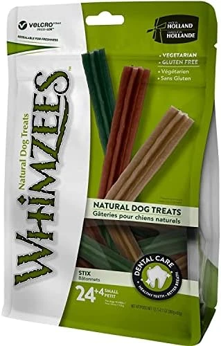 WHIMZEES By Wellness Stix Natural Dental Chews For Dogs, 3X Longer Lasting & Grain-Free, Freshen Breath & Fight Plaque & Tartar, Medium Breed, 14 Count 6 WHIMZEES By Wellness Stix Natural Dental Chews For Dogs, 3X Longer Lasting & Grain-Free, Freshen Breath & Fight Plaque & Tartar, Medium Breed, 14 Count - Image 6