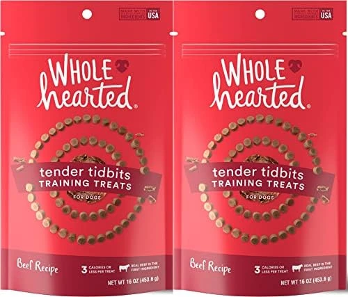 GENERIC WholeHearted Grain-Free Tender Tidbits Dog Training Treats (Chicken,Beef,Salmon,Peanut Butter., 4-6oz.) 5 GENERIC WholeHearted Grain-Free Tender Tidbits Dog Training Treats (Chicken,Beef,Salmon,Peanut Butter., 4-6oz.) - Image 5