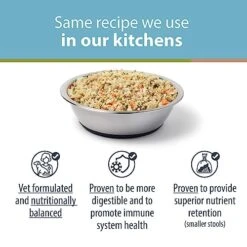 JustFoodForDogs DIY Human Quality Dog Food, Nutrient Blend Base Mix For Dogs - Chicken And White Rice Recipe (7.93oz) -Packaging May Vary -Zoomie Shop 516lUo7KubL
