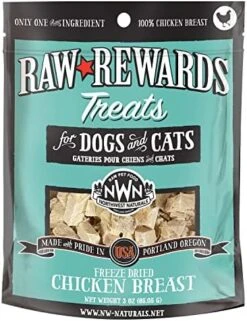 Northwest Naturals Raw Rewards Freeze-Dried Treats For Dogs And Cats – Chicken Liver – Gluten-Free Pet Food, Cat Snacks, Dog Snacks – 3 Oz. – 3 Pack -Zoomie Shop 516xFaOXceL. AC