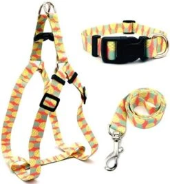 Large Dog Harness And Leash Set With Collar, No Pull Dog Harness No Escape Chew Proof Durable Dog Leash Personalized Adjustable Buckle Dog Collar With Pizza Food Pattern 22 Large Dog Harness And Leash Set With Collar, No Pull Dog Harness No Escape Chew Proof Durable Dog Leash Personalized Adjustable Buckle Dog Collar With Pizza Food Pattern -Zoomie Shop 517 obE1baS. AC