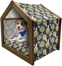 Ambesonne Fruit Wooden Dog House, Watermelon Slices On Pastel Colored Background Pop Art Fresh Food, Indoor & Outdoor Portable Dog Kennel With Pillow And Cover, X-Large, Almond Green Dark Coral 24 Ambesonne Fruit Wooden Dog House, Watermelon Slices On Pastel Colored Background Pop Art Fresh Food, Indoor & Outdoor Portable Dog Kennel With Pillow And Cover, X-Large, Almond Green Dark Coral -Zoomie Shop 5173bpLssUL. AC