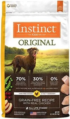 Instinct Original Grain Free Recipe With Real Chicken Natural Dry Dog Food, 4 Lb. Bag 17 Instinct Original Grain Free Recipe With Real Chicken Natural Dry Dog Food, 4 Lb. Bag -Zoomie Shop 517RVOCm6qL. AC