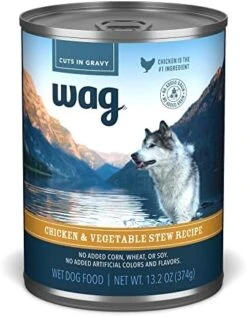Amazon Brand - Wag Stew Canned Dog Food, Beef & Vegetable Recipe, 13.2 Oz Can (Pack Of 12) -Zoomie Shop 517Y2kZOmoL. AC