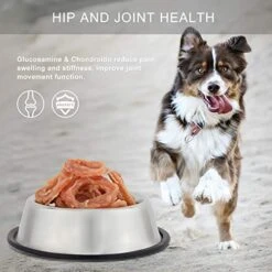 Jungle Calling Dog Treats Chicken Rings, Chewy Snacks For All Dogs Help Hip & Joint Health, Chicken Jerky For Dogs 10 Jungle Calling Dog Treats Chicken Rings, Chewy Snacks For All Dogs Help Hip & Joint Health, Chicken Jerky For Dogs -Zoomie Shop 517rQjDSbuL