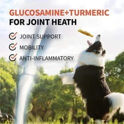 LuvChew Chicken Wrapped Dog Bone Treat Sticks With Turmeric, Easy To Digest, Non-Rawhide Soft Chicken Cheese Dog Chew Treats 15pcs/Pack (Medium 4.5" 15pcs/Pack X 3packs) -Zoomie Shop 5187VCZ6FyL