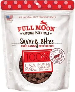 Full Moon All Natural Human Grade Dog Treats, Essential Beef Savory Bites, 14 Ounce 11 Full Moon All Natural Human Grade Dog Treats, Essential Beef Savory Bites, 14 Ounce -Zoomie Shop 518VW6 YgBL. AC