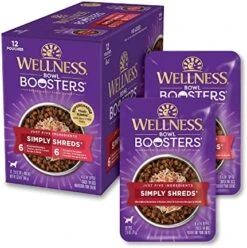 Wellness Bowl Boosters Simply Shreds Variety Pack, 2.8 Ounce Pouch (Pack Of 12) -Zoomie Shop 518grBc16FL. AC