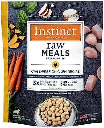 Instinct Freeze Dried Raw Meals Grain Free Recipe Dog Food 9.5 Ounce (Pack Of 1) 7 Instinct Freeze Dried Raw Meals Grain Free Recipe Dog Food 9.5 Ounce (Pack Of 1) - Image 7