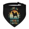 GENERIC American-Akita Pattern Pet Bandana Collar - Scarf Collar - Art Dog Bandana Minimal Head Cicumference