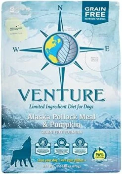 Venture Alaska Pollock Meal & Pumpkin Limited Ingredient Dry Dog Food -Zoomie Shop 519Mv2zhJML. AC