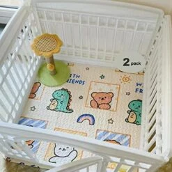 36" Wide Hexagonal Dog Pen Urine Pad Dog Urine Pad Puppy Pad, [PLAYPEN Not Included!] Reusable Whelping Playpen Crate Reusable Washable Pet Mattress Pads Pet Training Pads For Playpen, Crate, Kennel -Zoomie Shop 519guVEyaL. AC