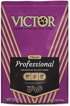 Victor Super Premium Dog Food – Professional Dry Dog Food – Super Premium Dog Food With 26% Protein, Gluten Free - For High Energy And Active Dogs & Puppies, 5lbs -Zoomie Shop 519ynCyqdvL. AC