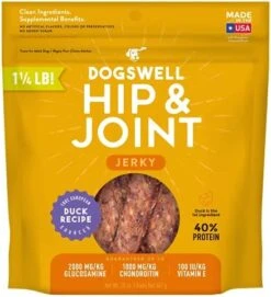 Dogswell Jerky Hip And Joint Dog Treats Grain Free Made In USA Only, Glucosamine And Chondroitin, 24 Oz Chicken, 1.5 Pound (Pack Of 1) -Zoomie Shop 51ADrnqNlYL. AC