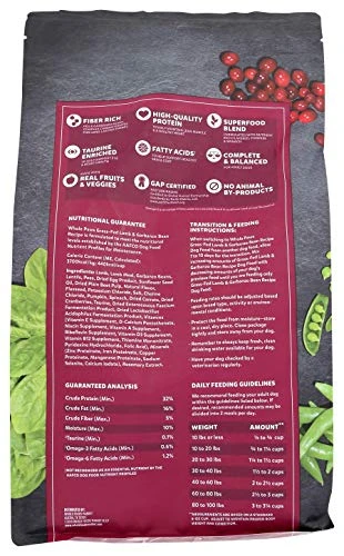 Whole Paws By Whole Foods Market, Grain-Free Adult Dog Food, Grass-Fed Lamb & Garbanzo Bean Recipe, 4 Pound 3 Whole Paws By Whole Foods Market, Grain-Free Adult Dog Food, Grass-Fed Lamb & Garbanzo Bean Recipe, 4 Pound - Image 3