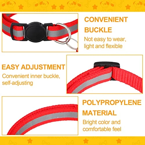 2 Pcs Puppy Bowl With 12 Pcs Puppy Collars Puppy Feeding Bowls Adjustable Puppy Whelping Collars Newborn Puppy Supplies Dog Whelping Kit Dog Bell Collar Puppy Litter Bowls Puppy ID Collars For Puppies 4 2 Pcs Puppy Bowl With 12 Pcs Puppy Collars Puppy Feeding Bowls Adjustable Puppy Whelping Collars Newborn Puppy Supplies Dog Whelping Kit Dog Bell Collar Puppy Litter Bowls Puppy ID Collars For Puppies - Image 4