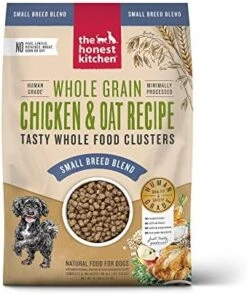 The Honest Kitchen Whole Food Clusters Small Breed Whole Grain Chicken Dry Dog Food, 4 Lb Bag -Zoomie Shop 51AsZiShCL. AC