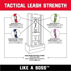 Boss Dog Tactical Collar (X-Large, Blue Camo) -Zoomie Shop 51B597XRDLL