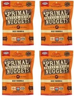 Primal Freeze Dried Nuggets For Dogs Beef, Complete Meal Freeze Dried Dog Food Healthy Grain Free Raw Dog Food, Crafted In The USA (14 Oz) 18 Primal Freeze Dried Nuggets For Dogs Beef, Complete Meal Freeze Dried Dog Food Healthy Grain Free Raw Dog Food, Crafted In The USA (14 Oz) -Zoomie Shop 51B5vCQjyFL. AC