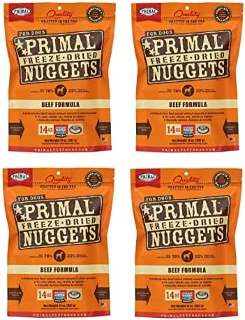 Primal Freeze Dried Nuggets For Dogs Beef, Complete Meal Freeze Dried Dog Food Healthy Grain Free Raw Dog Food, Crafted In The USA (14 Oz) 9 Primal Freeze Dried Nuggets For Dogs Beef, Complete Meal Freeze Dried Dog Food Healthy Grain Free Raw Dog Food, Crafted In The USA (14 Oz) - Image 9