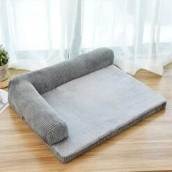 Big Incisors Dog Bowls Mat Large, Removable Soft Pet Dog Sleeper Sofa Bed Winter Warm Tower Rest House Lounger Pets Mat Nest Large XL Dogs Mattress S/M/L/XL-grey-90x70x15cm 7 Big Incisors Dog Bowls Mat Large, Removable Soft Pet Dog Sleeper Sofa Bed Winter Warm Tower Rest House Lounger Pets Mat Nest Large XL Dogs Mattress S/M/L/XL-grey-90x70x15cm -Zoomie Shop 51BJwqlCdzL