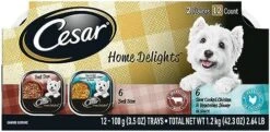 CESAR Wet Dog Food Classic Loaf In Sauce Beef Recipe, Filet Mignon, Grilled Chicken And Porterhouse Steak Variety Pack, (24) 3.5 Oz. Easy Peel Trays -Zoomie Shop 51BLU0tSL4L. AC