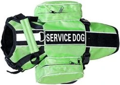 Pimaodog Dog Saddlebag Backpack, Back Pack Dog Harness, Camping & Travel Vest Harness, Reflective Hound Hiking Backpack Saddle Bag Lightweight, For Medium & Large Dogs (Hot Pink, L Girth 26-31") -Zoomie Shop 51CMg8GvSaL. AC 2