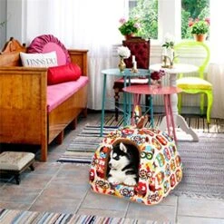 SENERY Winter Warm Dog Bed Mat Kennel Soft Puppy Cats House Pet Supplies Printed Plush Cloth Nest For Small Medium Dogs 17 SENERY Winter Warm Dog Bed Mat Kennel Soft Puppy Cats House Pet Supplies Printed Plush Cloth Nest For Small Medium Dogs -Zoomie Shop 51CTSCir0wL