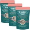 A Better Treat New Freeze Dried Salmon Dog Treats, Wild Caught, Single Ingredient | Natural High Value | Gluten Free, Grain Free, High Protein, Diabetic Friendly | Natural Fish Oil | Made In The USA