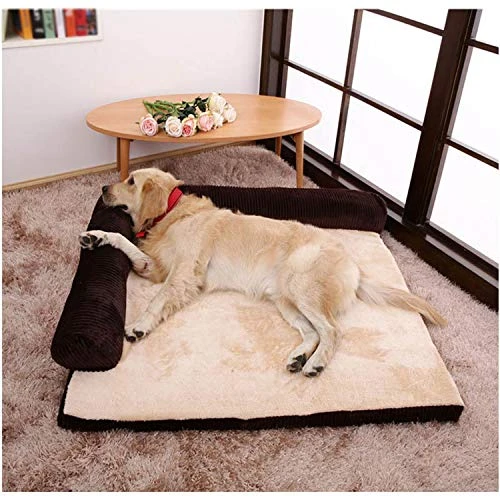 Big Incisors Dog Christmas Door Mat, Removable Soft Pet Dog Sleeper Sofa Bed Winter Warm Tower Rest House Lounger Pets Mat Nest Large XL Dogs Mattress S/M/L/XL-camel-90x70x15cm 4 Big Incisors Dog Christmas Door Mat, Removable Soft Pet Dog Sleeper Sofa Bed Winter Warm Tower Rest House Lounger Pets Mat Nest Large XL Dogs Mattress S/M/L/XL-camel-90x70x15cm - Image 4