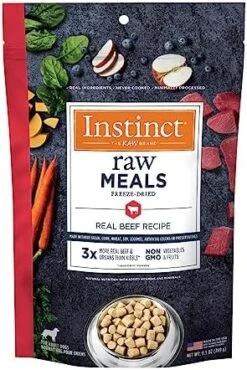 Instinct Freeze Dried Raw Meals Grain Free Recipe Dog Food 9.5 Ounce (Pack Of 1) 19 Instinct Freeze Dried Raw Meals Grain Free Recipe Dog Food 9.5 Ounce (Pack Of 1) -Zoomie Shop 51DsjfGt7jL. AC