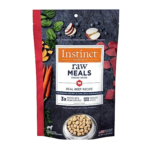 Instinct Freeze Dried Raw Meals Grain Free Recipe Dog Food 9.5 Ounce (Pack Of 1) 1 Instinct Freeze Dried Raw Meals Grain Free Recipe Dog Food 9.5 Ounce (Pack Of 1)