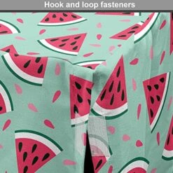 Ambesonne Fruit Dog Crate Cover, Watermelon Slices On Pastel Colored Background Pop Art Fresh Food, Easy To Use Pet Kennel Cover For Small Dogs Puppies Kittens, 22 Inch, Almond Green Dark Coral -Zoomie Shop 51EvwnwL5PL