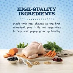 Blue Buffalo Baby Blue Healthy Growth Formula Natural Puppy Dry Dog Food, Chicken And Brown Rice Recipe 24-lb -Zoomie Shop 51FLkR5ZefL