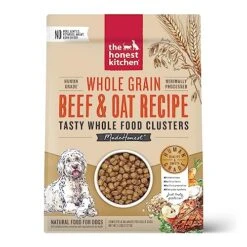 The Honest Kitchen Whole Food Clusters Whole Grain Beef & Oat Dry Dog Food, 5 Lb Bag