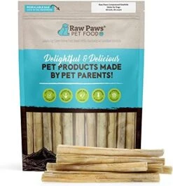 Raw Paws 10-inch Compressed Rawhide Sticks For Dogs, 20-ct - Pressed Rawhide Chews For Large Dogs & Medium Dogs - Safe Beef Hide Rolls - Natural Rawhide Dog Chew Long Lasting For Aggressive Chewers -Zoomie Shop 51FkwAKsiHL. AC