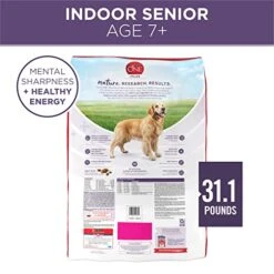 Purina ONE High Protein Dry Senior Dog Food Plus Vibrant Maturity Adult 7 Plus Formula - 31.1 Lb. Bag -Zoomie Shop 51GFgCa7k9L