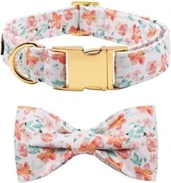 Lionet Paws Dog Collar With Bowtie - Cute Cotton Bowtie Dog Collar With Metal Buckle For Small Dog Girl Boy Gift, S, Neck 10-16in 29 Lionet Paws Dog Collar With Bowtie - Cute Cotton Bowtie Dog Collar With Metal Buckle For Small Dog Girl Boy Gift, S, Neck 10-16in -Zoomie Shop 51GPHDgsRgL. AC