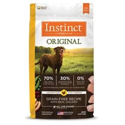 Instinct Original Grain Free Recipe With Real Chicken Natural Dry Dog Food, 4 Lb. Bag