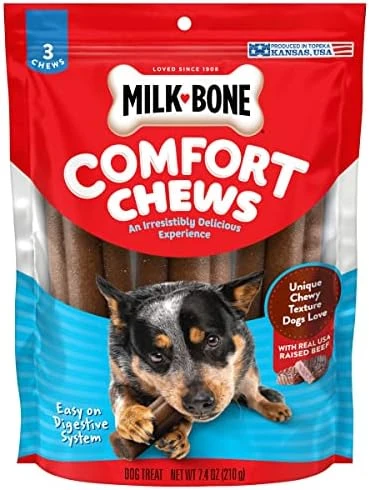 Milk-Bone Mini Comfort Chews, Dog Treats With Unique Chewy Texture And Real Beef, 6 Mini Chews (Pack Of 5) 10 Milk-Bone Mini Comfort Chews, Dog Treats With Unique Chewy Texture And Real Beef, 6 Mini Chews (Pack Of 5) - Image 10