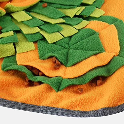 FVOWOH Pet Feeding Mat Pad Dog Toys Washable Round Piecing Pet Dog Toys Training Pet Bed/Mat Reusable Chucks For Bed For Adults(l1-Yellow) 2 FVOWOH Pet Feeding Mat Pad Dog Toys Washable Round Piecing Pet Dog Toys Training Pet Bed/Mat Reusable Chucks For Bed For Adults(l1-Yellow) - Image 2