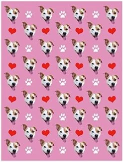 Novgarden Funny Custom Dog Blanket, Flannel Personalized Picture Blanket With Bone/Paw/Pizza/Fries/Hamburger Pattern Food Blanket Puppy Dog Memorial Gifts -Zoomie Shop 51HeqkINFLL. AC
